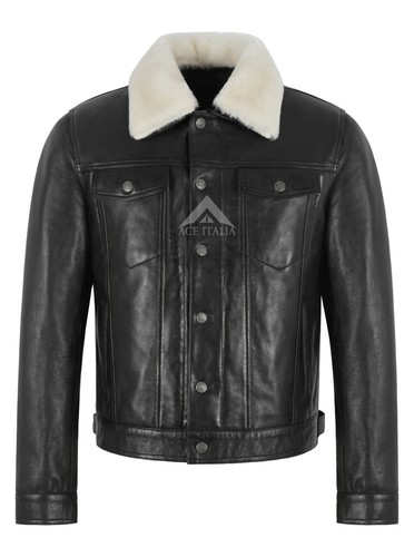 Giacca pelle uomo - , camionista
