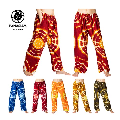 Panasiam tie dye pantaloni - tie-dye,
