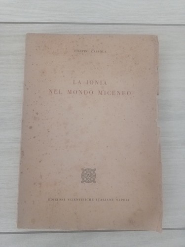 Filippo cassola ionia nel - la,