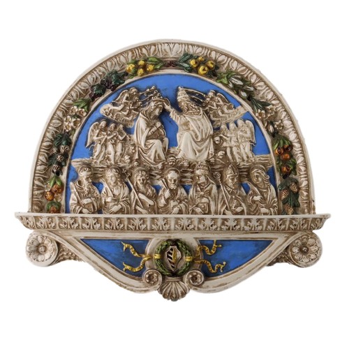 Formella antica maria maiolica - antica,