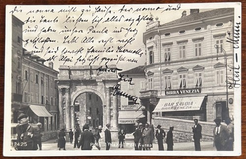 Cartolina epoca pola - cartolina, d'