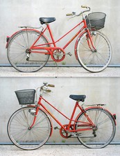 BICICLETTA DA DONNA CITY BIKE BERGA DI VICENZA CAMBIO DERAGLIATORE CAMPAGOLO 990