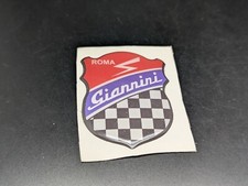 GIANNINI 38MM LOGO ADESIVO 3D SIGLA EMBLEMA FREGIO STEMMA SCRITTA BADGE TARGA