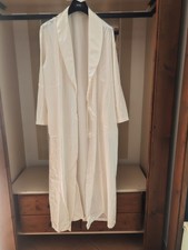 Vestaglia in seta bianca