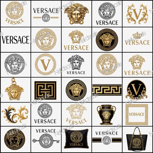 Versace decalcomanie unghie - decalcomanie,