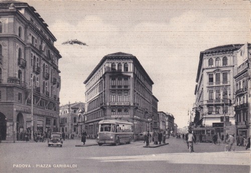 Cartolina padova piazza - cartolina, di