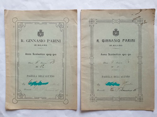 Pagella milano liceo parini - 2,