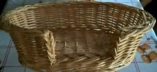 SPLENDIDA CESTA IN VIMINI con APERTURA OTTIMA COME CUCCIA x CANE OTTIMO STATO