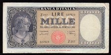 RARA MILLE 1000 LIRE BUSTO