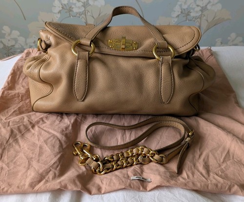 Borsa grande miu - miu, pelle