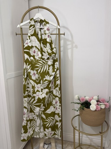 Abito midi verde zara - taglia, m