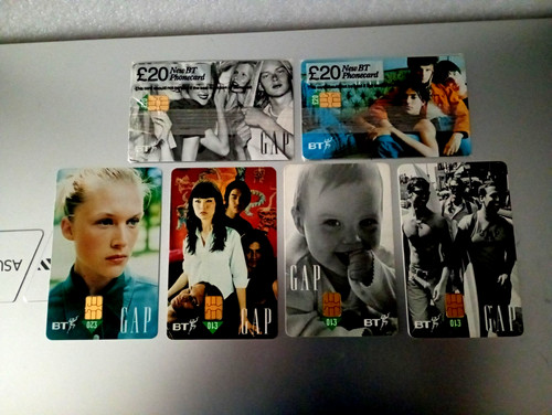 Telephone cards 20 - 6, bt