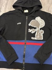 Felpa con cappuccio Iceberg History Snoopy full zip Peanuts nera XX-Large XXL
