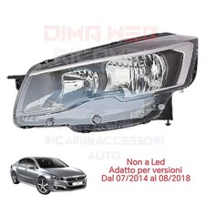 FARO FANALE PROIETTORE ANTERIORE SX H7-H7 PEUGEOT 508 DAL 2014 AL 2018 NON A LED