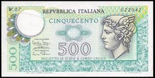 ↙️ 500 LIRE MERCURIO
