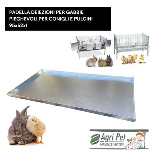 Padella deiezioni per gabbie - padella,