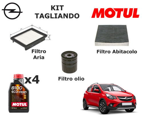 Kit tagliando opel karl - opel, 1.0