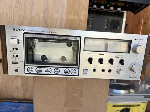Sony stereo elcaset deck - el-5,
