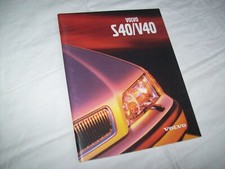 Depliant Opuscolo Brochure VOLVO S40/V40 MY 2000 edizione 10/1999 perfetto