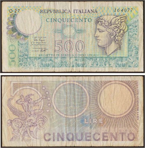 500 lire mercurio 1979 - 500,