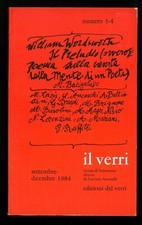 Rivista il verri n. 3/4