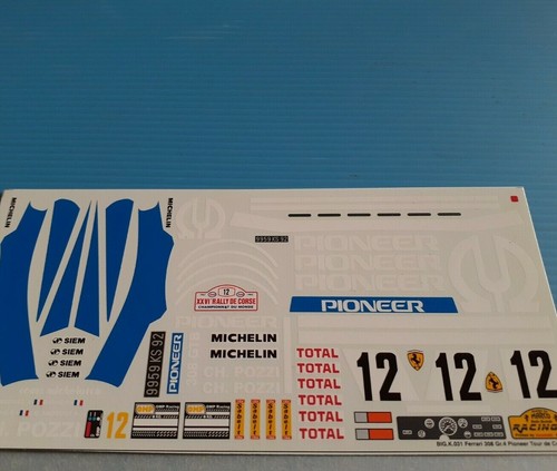 Decal ferrari 308 gr 4 - 1/24, gr.4