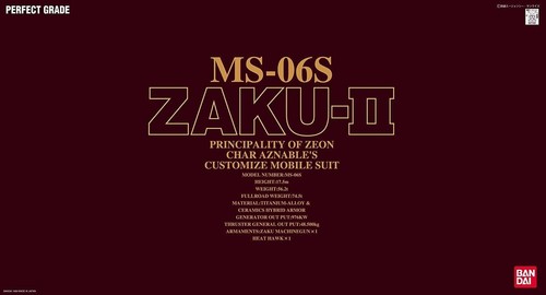 Zaku 06s perfect grade - ii,