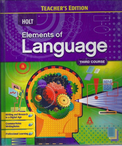 Elements language third - of,