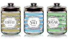 Set 3 Barattoli in Vetro Sale