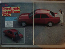 # ARTICOLO MERCEDES 190 D / 1984 VEDI ALTRI DISPONIBILI 