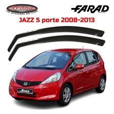 DEFLETTORI HONDA JAZZ III (2008 AL 2013) 5 PORTE FARAD SET ANTIVENTO FUME' 12B17