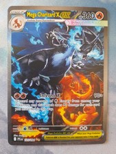 Pokemon - Phantasmal Flames English Mega Charizard X EX 125/094 NEAR MINT