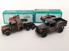 Temperamatite in Metallo anticato color Bronzo Camion Motrice e Autocarro