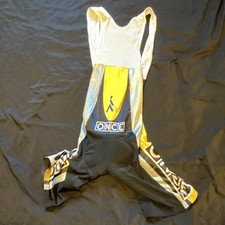 Team ONCE - Pantaloncino ciclismo uomo Giordana gigante taglia XXL (6) giallo