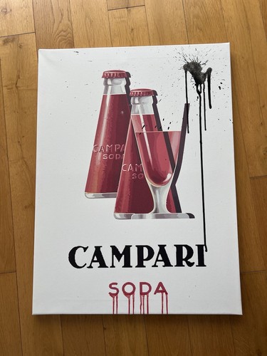 Quadro tela 80x60 campari soda - campari,