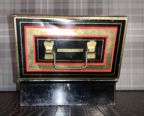 Antique safe security box - security, tin