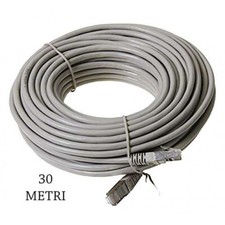 Cavo Ethernet Rete LAN Internet RJ45 CAT5E 30 Metri Modem Router