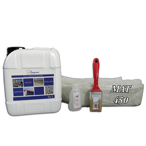 Kit vetroresina 25kg - kit, 7,25kg