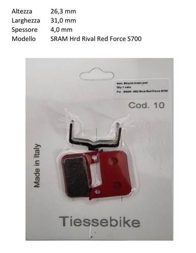 Pastiglie freno organiche sram - pastiglie,