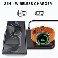 Caricabatteria wireless 2 in 1