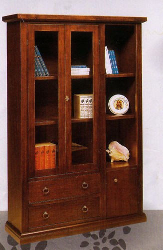 Libreria arte povera soggiorno - libreria,