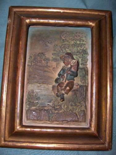 Placca terracotta bimbo - placca,