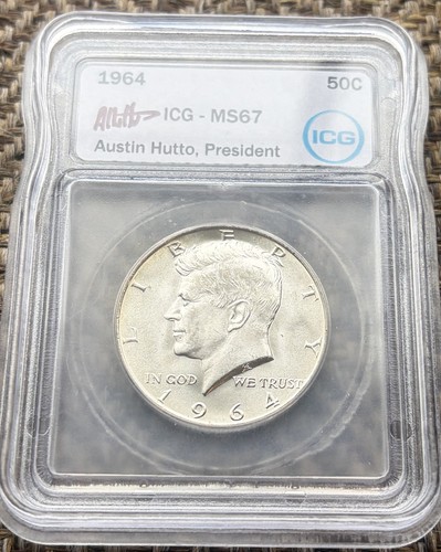 Mezzo dollaro kennedy 1964 icg - dollaro,