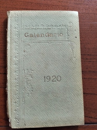 Calendario per anno 1920 - per,