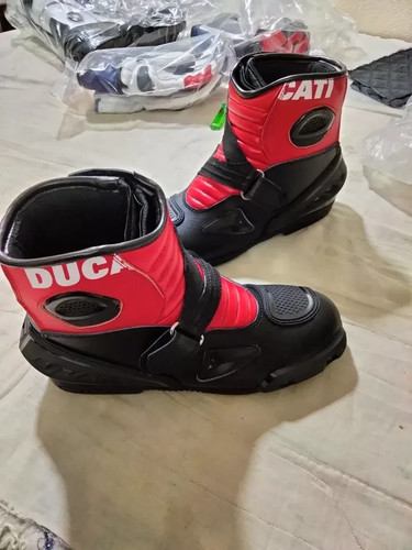 Ducati stivali uomo moto pelle