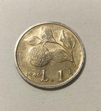 MONETA FAC SIMILE 1 UNA LIRA