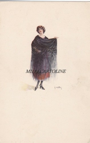 Donna elegante con - , scialle