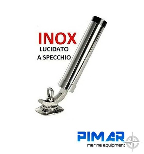 Porta canne inox pesca - porta,