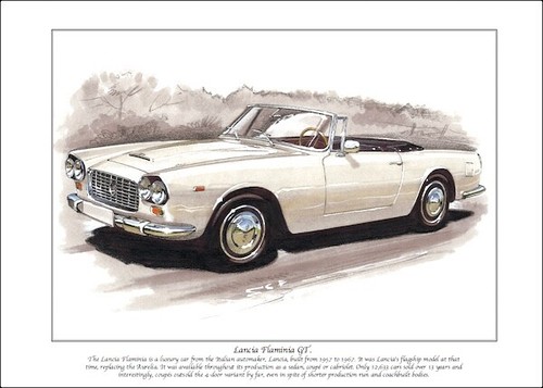 Lancia flaminia stampa - gt,