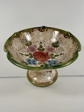 Portafrutta Centrotavola Alzata Ceramica Deruta Vintage F.lli Calzuola